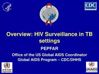Overview: HIV Surveillance in TB settings