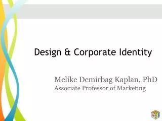 Design &amp; Corporate Identity