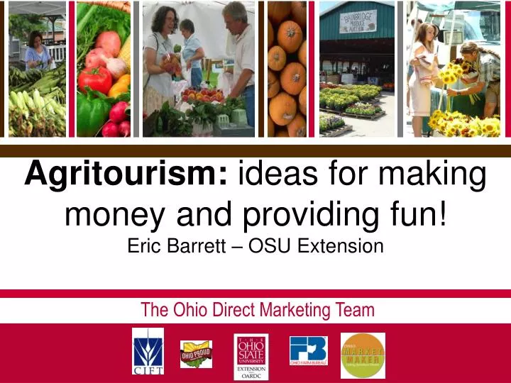 agritourism ideas for making money and providing fun eric barrett osu extension