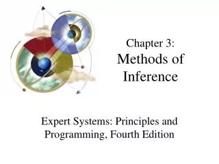 Chapter 3: Methods of Inference