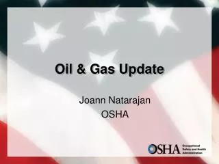 Oil &amp; Gas Update