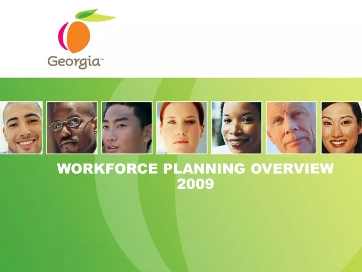 workforce planning overview 2009