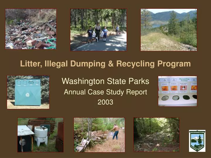 litter illegal dumping recycling program