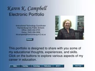 Karen K. Campbell Electronic Portfolio