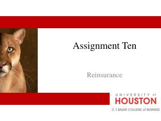 Assignment Ten