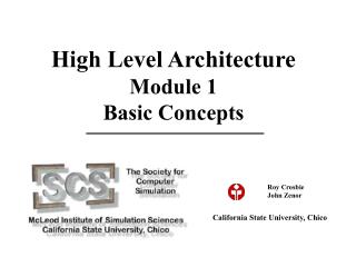 High Level Architecture Module 1 Basic Concepts