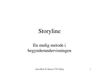 Storyline