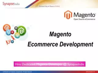 Magento Developers - Magento Ecommerce Development