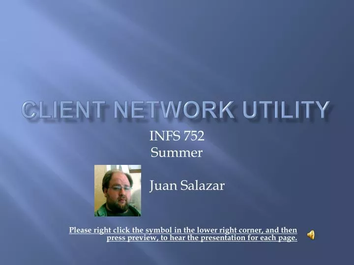 client network utility