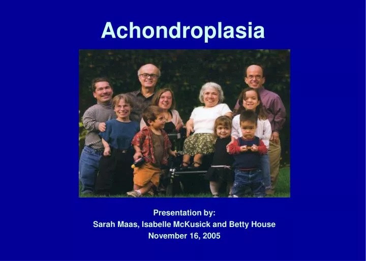 achondroplasia
