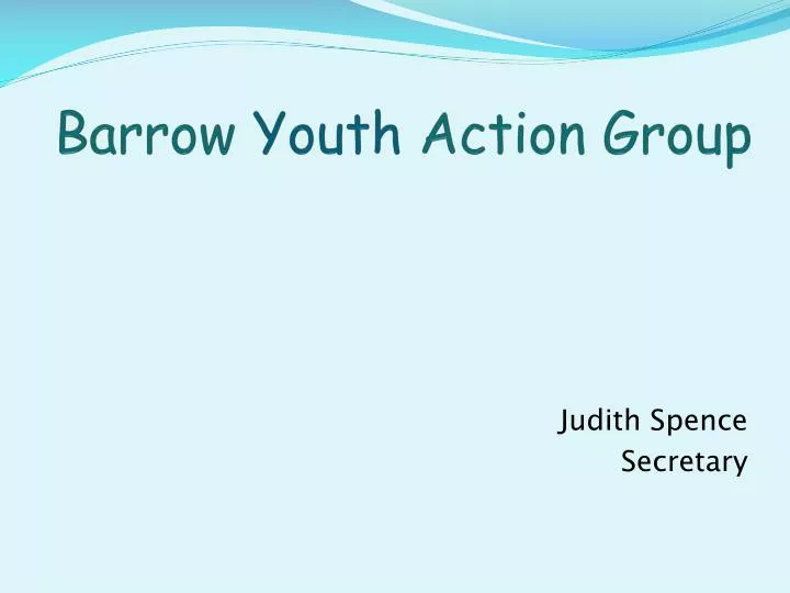 barrow youth action group