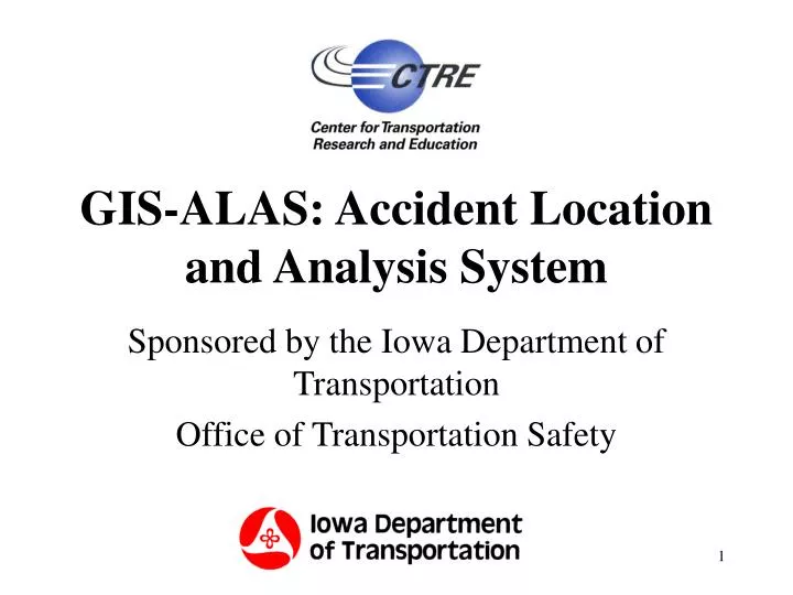gis alas accident location and analysis system