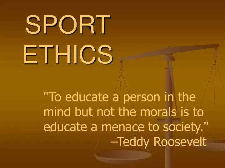 sport ethics