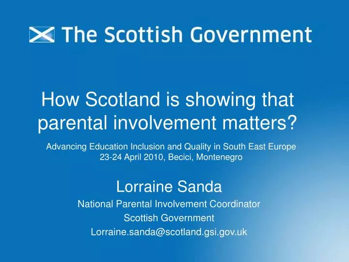 how scotland is showing that parental involvement matters
