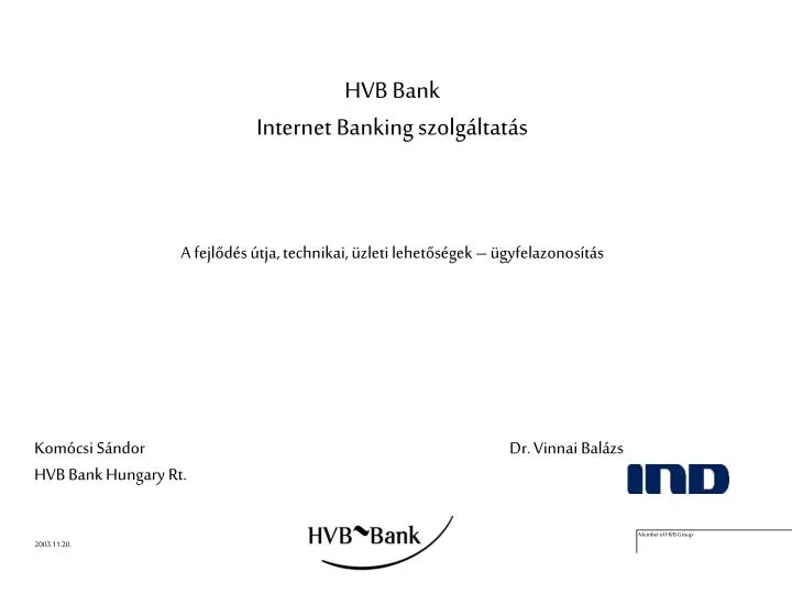 hvb bank internet banking szolg ltat s