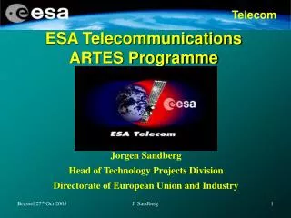 ESA Telecommunications ARTES Programme
