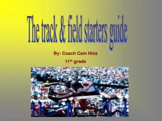 The track &amp; field starters guide