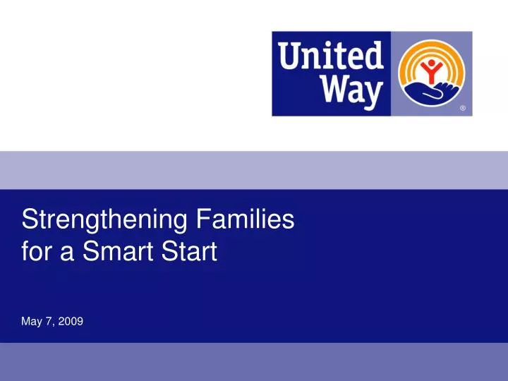 strengthening families for a smart start