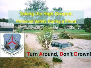 Taking the High Ground: Personal Safety During a Flood