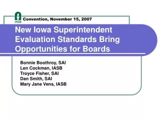 New Iowa Superintendent Evaluation Standards Bring Opportunities for Boards