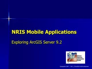 NRIS Mobile Applications