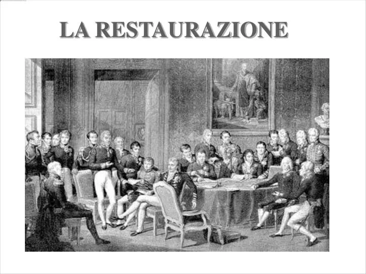 la restaurazione