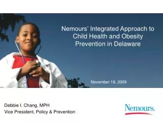 Nemours’ Integrated Approach to Child Health and Obesity Prevention in Delaware