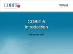 COBIT 5 Introduction - slide 1