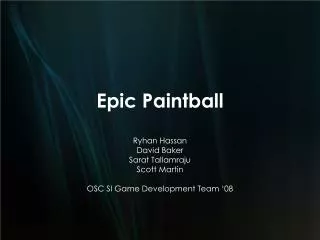 Epic Paintball