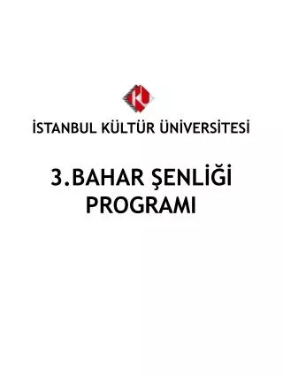 stanbul k lt r n vers tes 3 bahar enl programi