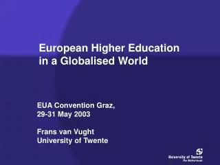 European Higher Education in a Globalised World