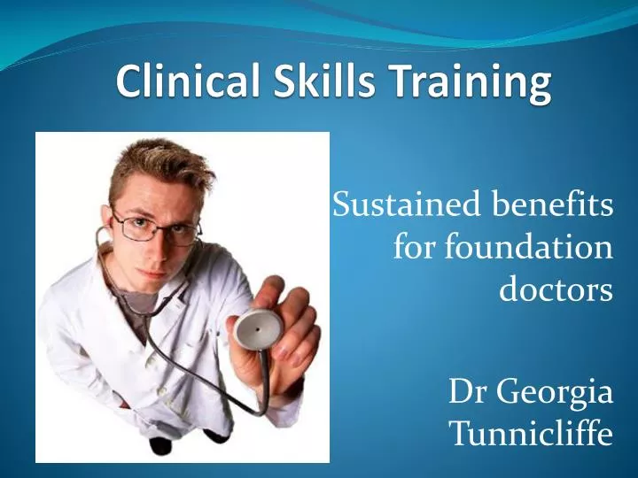 clinical skills training