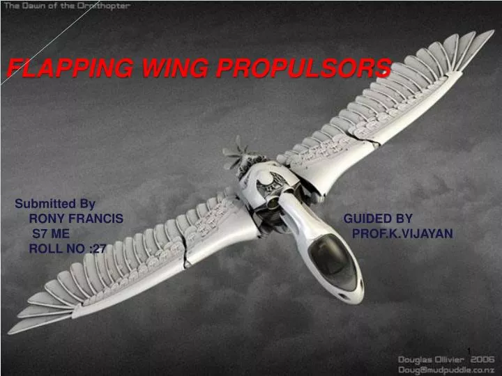flapping wing propulsors