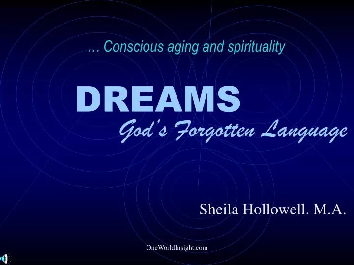 conscious aging and spirituality