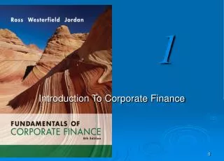 introduction to corporate finance