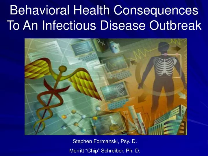 behavioral health consequences to an infectious disease outbreak