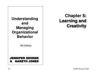 Chapter 5: Learning and Creativity