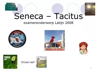 Seneca – Tacitus examenonderwerp Latijn 2008