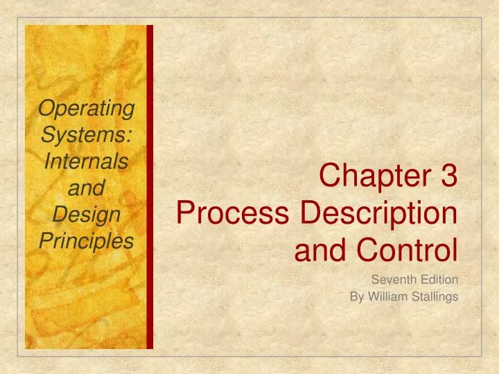 chapter 3 process description and control
