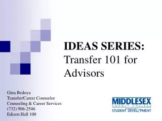 IDEAS SERIES: Transfer 101 for Advisors