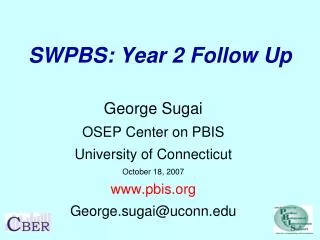 SWPBS: Year 2 Follow Up