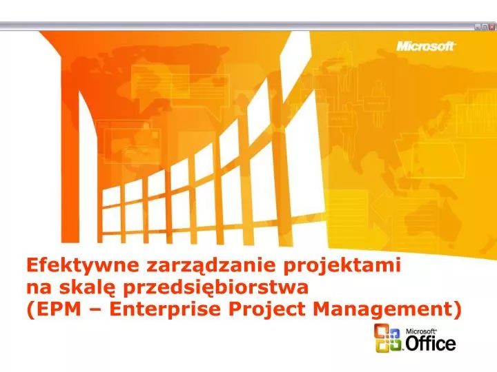 efektywne zarz dzanie projektami na skal przedsi biorstwa epm enterprise project management