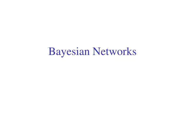 bayesian networks