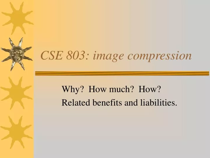 cse 803 image compression