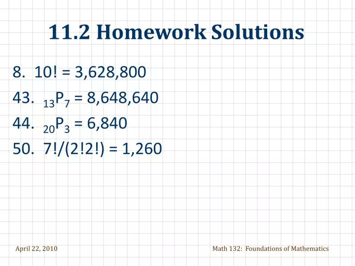 11 2 homework solutions