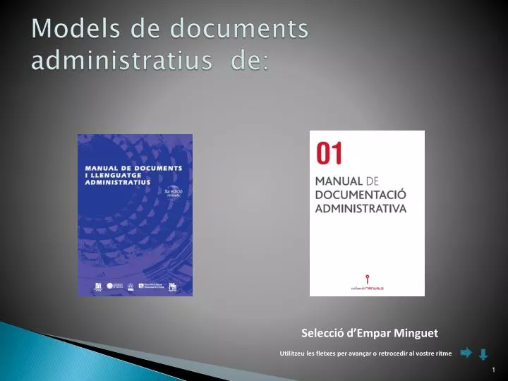models de documents administratius de