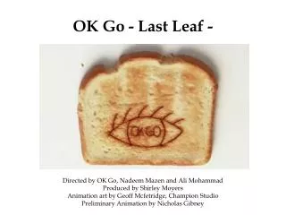 OK Go - Last Leaf - Official Video