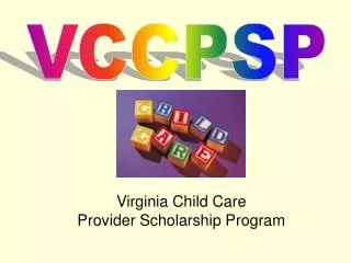 Virginia Child Care Provider Scholarship Program