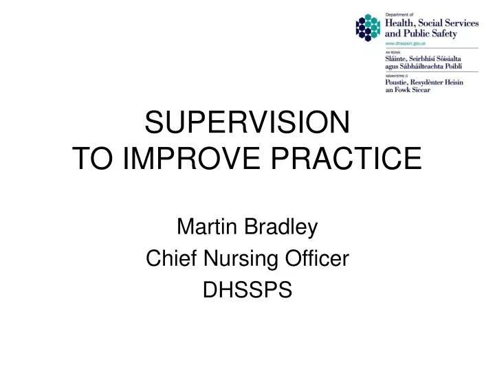 supervision to improve practice