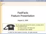 FastFacts Feature Presentation - slide 1